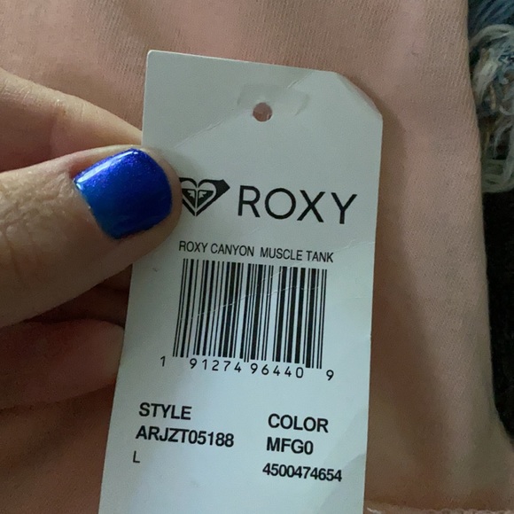 ☀️ NEW Roxy Canyon Muscle Tank Top Large - Picture 5 of 6